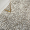 Nourison Metallic MTL01 Grey Mocha Area Rug by Inspire Me! Home Decor Close Up 2