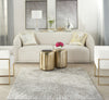 Nourison Metallic MTL01 Grey Mocha Area Rug by Inspire Me! Home Decor Room Scene 2