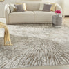 Nourison Metallic MTL01 Grey Mocha Area Rug by Inspire Me! Home Decor Room Scene 4