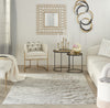 Nourison Metallic MTL02 Grey Mocha Area Rug by Inspire Me! Home D�cor Room Image Feature