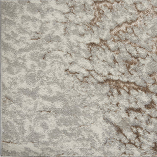 Nourison Metallic MTL02 Grey Mocha Area Rug by Inspire Me! Home D�cor Texture Image