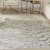Nourison Metallic MTL02 Grey Mocha Area Rug by Inspire Me! Home D�cor Corner Image