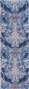 Feizy Mathis 39HZF Multi/Blue Area Rug Lifestyle Image Feature
