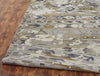 Ancient Boundaries Mesa MES-730 Grey Area Rug Corner Image