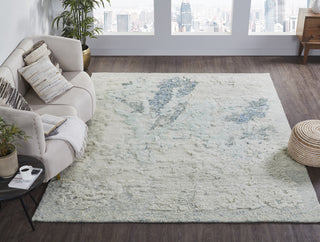 Ancient Boundaries Selene SEL-1242 White Area Rug Lifestyle Image Feature