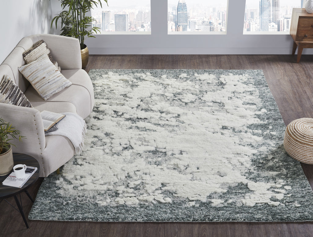 Ancient Boundaries Selene SEL-1243 White Area Rug Lifestyle Image Feature