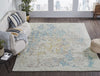 Ancient Boundaries Selene SEL-1244 White Area Rug Lifestyle Image Feature