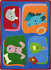 Joy Carpets Kid Essentials My Favorite Animals Multi Area Rug