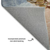Dalyn Merry and Bright MY1 Twilight Machine Washable Area Rug Backing Image