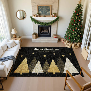 Dalyn Merry and Bright MY11 Black Machine Washable Area Rug Lifestyle Image Feature