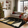 Dalyn Merry and Bright MY11 Black Machine Washable Area Rug Lifestyle Image Feature