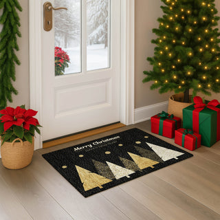 Dalyn Merry and Bright MY11 Black Machine Washable Area Rug Scatter Lifestyle Image Feature