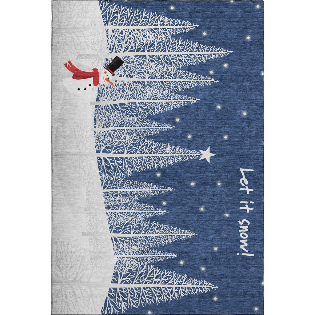 Dalyn Merry and Bright MY12 Navy Machine Washable Area Rug main image