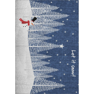 Dalyn Merry and Bright MY12 Navy Machine Washable Area Rug main image