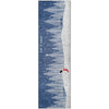Dalyn Merry and Bright MY12 Navy Machine Washable Area Rug Runner Main Image