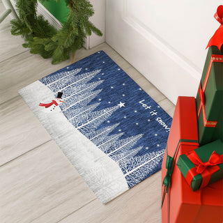 Dalyn Merry and Bright MY12 Navy Machine Washable Area Rug Scatter Lifestyle Image Feature