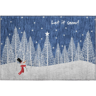 Dalyn Merry and Bright MY12 Navy Machine Washable Area Rug Scatter Main Image