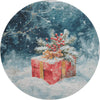 Dalyn Merry and Bright MY13 Blue Machine Washable Area Rug Round Main Image