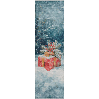 Dalyn Merry and Bright MY13 Blue Machine Washable Area Rug Runner Main Image