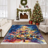 Dalyn Merry and Bright MY14 Navy Machine Washable Area Rug Lifestyle Image Feature