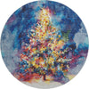 Dalyn Merry and Bright MY14 Navy Machine Washable Area Rug Round Main Image