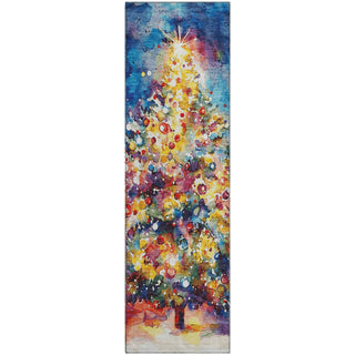 Dalyn Merry and Bright MY14 Navy Machine Washable Area Rug Runner Main Image