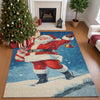 Dalyn Merry and Bright MY15 Blue Machine Washable Area Rug Lifestyle Image Feature