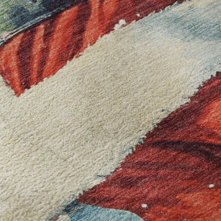 Dalyn Merry and Bright MY15 Blue Machine Washable Area Rug Swatch Image
