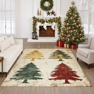 Dalyn Merry and Bright MY17 Ivory Machine Washable Area Rug Lifestyle Image Feature