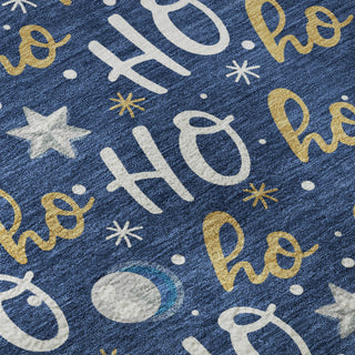 Dalyn Merry and Bright MY18 Navy Machine Washable Area Rug Swatch Image