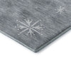 Dalyn Merry and Bright MY2 Gray Machine Washable Area Rug Corner Image