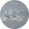 Dalyn Merry and Bright MY2 Gray Machine Washable Area Rug Round Main Image