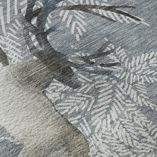 Dalyn Merry and Bright MY2 Gray Machine Washable Area Rug Swatch Image