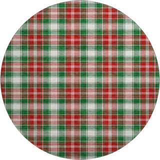 Dalyn Merry and Bright MY20 Emerald Machine Washable Area Rug Round Main Image