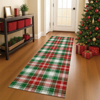 Dalyn Merry and Bright MY20 Emerald Machine Washable Area Rug Runner Lifestyle Image Feature