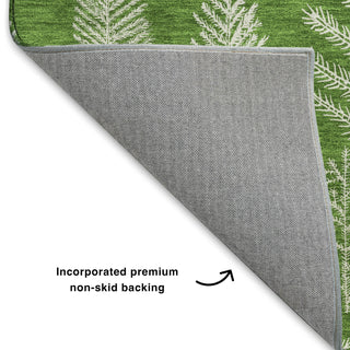 Dalyn Merry and Bright MY21 Green Machine Washable Area Rug Backing Image