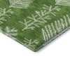 Dalyn Merry and Bright MY21 Green Machine Washable Area Rug Corner Image