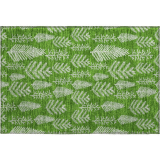 Dalyn Merry and Bright MY21 Green Machine Washable Area Rug Scatter Main Image