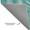 Dalyn Merry and Bright MY21 Teal Machine Washable Area Rug Backing Image