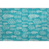 Dalyn Merry and Bright MY21 Teal Machine Washable Area Rug Scatter Main Image
