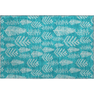 Dalyn Merry and Bright MY21 Teal Machine Washable Area Rug Scatter Main Image
