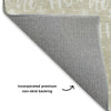 Dalyn Merry and Bright MY22 Beige Machine Washable Area Rug Backing Image