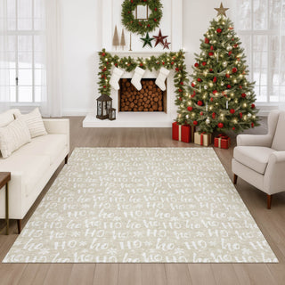 Dalyn Merry and Bright MY22 Beige Machine Washable Area Rug Lifestyle Image Feature
