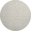 Dalyn Merry and Bright MY22 Beige Machine Washable Area Rug Round Main Image