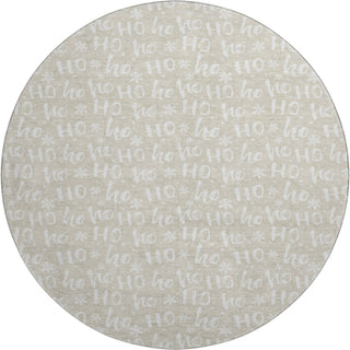 Dalyn Merry and Bright MY22 Beige Machine Washable Area Rug Round Main Image