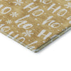 Dalyn Merry and Bright MY22 Gold Machine Washable Area Rug Corner Image