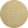 Dalyn Merry and Bright MY22 Gold Machine Washable Area Rug Round Main Image