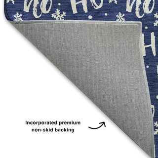 Dalyn Merry and Bright MY22 Navy Machine Washable Area Rug Backing Image