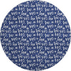 Dalyn Merry and Bright MY22 Navy Machine Washable Area Rug Round Main Image