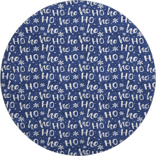 Dalyn Merry and Bright MY22 Navy Machine Washable Area Rug Round Main Image